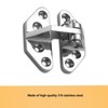 DIALESHU Heavy Duty Long Reach Hinge, Marine Boat Hatch Hinges