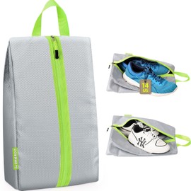 Large Soccer Cleat Bag - Smell Proof Lightweight Shoe Bag | Odor-Absorbing Travel & Gym Storage with Active Carbon Fabric (Fits Spikes, Cleats, Basketball, Football)