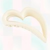 Point hair clip hair accessory AP010 heart shape / 포인트 머리집게핀 헤어 악세사리 AP010 하트모양