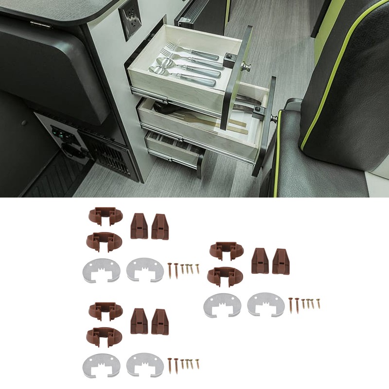 Drawer Slides Repair Kit ABS Robust Construction Easy To Install