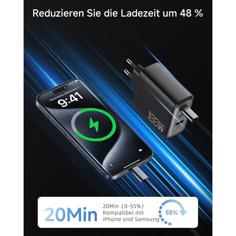 OUFUYU Laptop and Charger HKS100W-B2