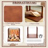 Wonderjune 2 Rows Bacon Rack Tray 13 Inch Bacon Display