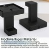 HERKINDNESS Pack of 2 Towel Holder Black with Drilling Stainless