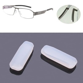 QYAJS Eyeglasses Nose Pads Silicone Replacement Nose Pads Kit Fit for IC! Berlin Sunglasses White