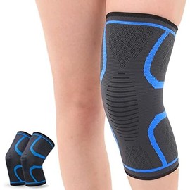 Rodilleras para el dolor de rodilla, paquete de 2 rodilleras, rodilleras, rodilleras de compresión para levantamiento de pesas, rodilleras de soporte