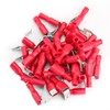 Heschen Piggyback Spade Crimp Terminal Connector 0.5-1.5mm², 22-16 AWG, Red,