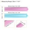 sourcing map 2pcs Folding Straight Ruler 30cm Metric Aluminum Alloy