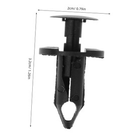 Mikinona 20pcs Car Bumper Retainer Clips Durable Fasteners for Automotive Applications Protection Against Mud and Debris Reliable Repair for Various Car Models