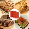 Wilewir 3Pcs Silicone Granola Bar Mold, 12-Cavity Rectangle Silicone Chocolate