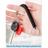 Fiada 50 Pcs Coil Lanyard Bulk Retractable Spiral Coil Keychain