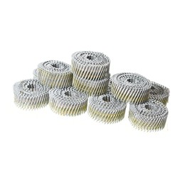 Timunr 3600 Count Siding Nails 15 Degree 1-1/2 Inch x .092 Inch Collated Wire Coil Full Round Head Ring Shank Hot-Dipped Galvanized