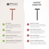 MYLILY Safety Razor Including 5 Razor Blades, Women's Safety Razor,