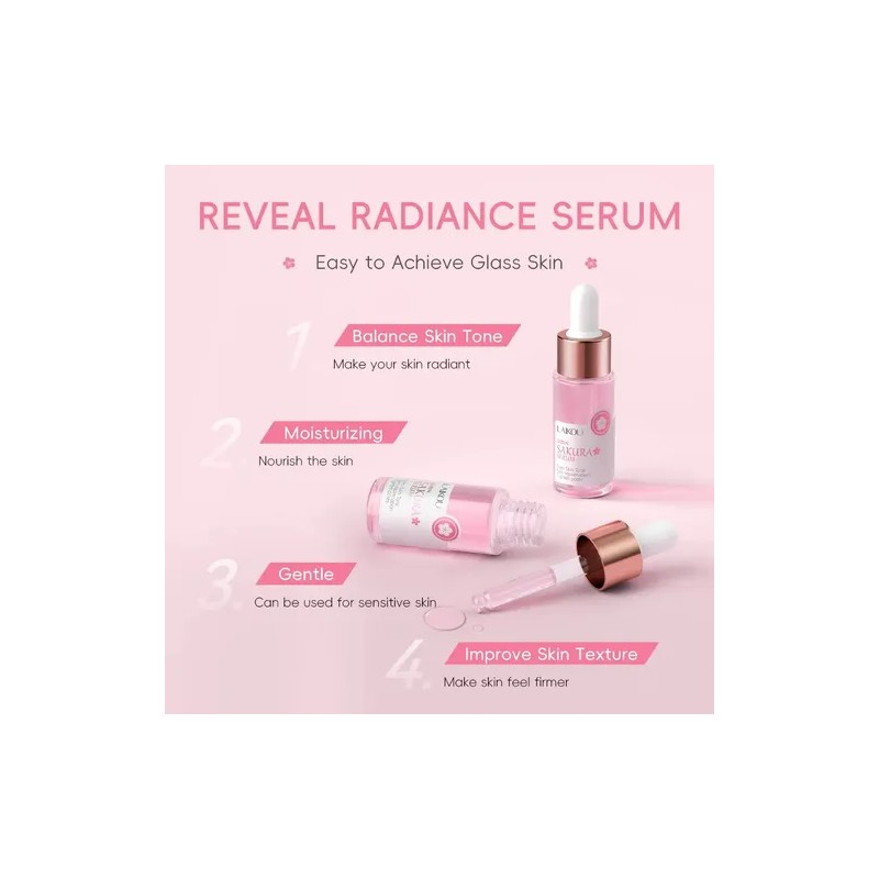 Set De Regalo Laikou Sakura Skincare Brightening Hydration,