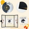2025 Graduation Guest Book Black Gold Graduation Party Decorations Class