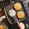 Rachael Ray Cook + Create Nonstick Stovetop Griddle/Grill Pan, Square,