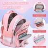 MOMUVO School Backpack Set for Girls,3pcs Bookbag with Lunch Box
