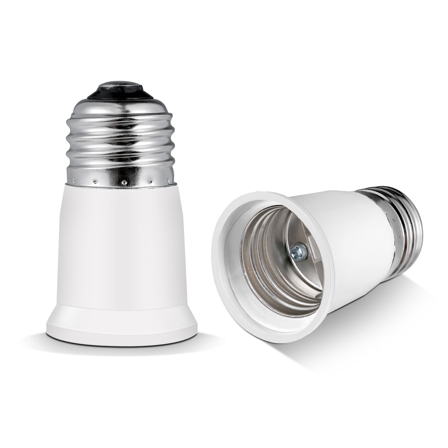 Light Socket Extender,E26 to E26 Medium Screw Bulb Socket Extension ...