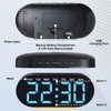Foyucool Digital Alarm Clock for Bedroom with Nightlight, 7" Large