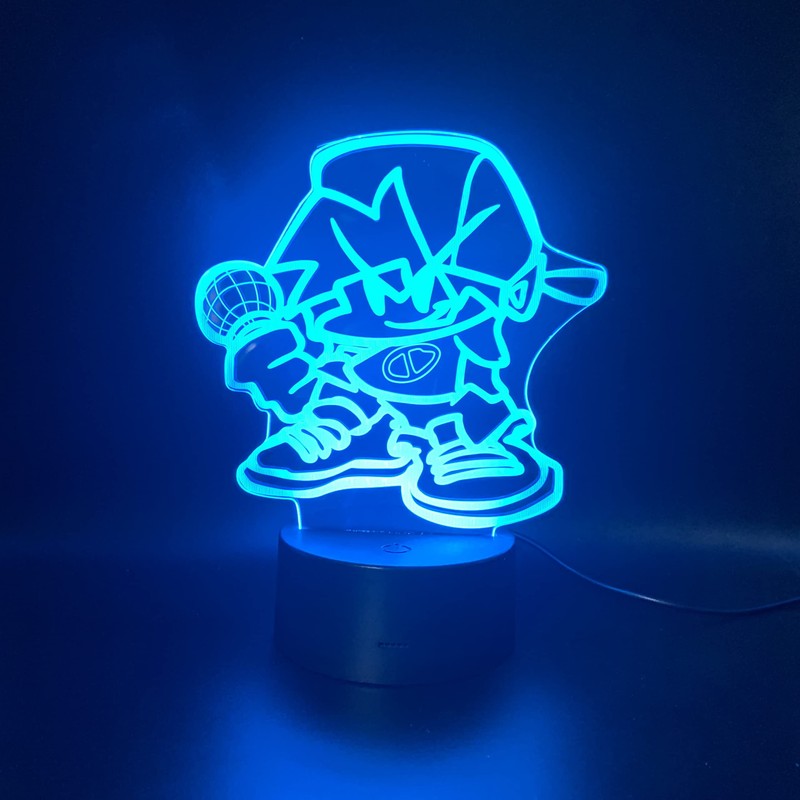 Wolostore Friday Night Funkin LED Video Game Lamp Colour Changing