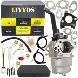 LIYYDS Carburetor Kit Compatible with GP5000 GP5500 GP6500 GP6500E GP7500E 8125W Jingke Huayi Kinzo Ruixing Xieli 5KW 5.5KW 6.5KW 389cc 13HP 14HP 15HP 16HP 188F 190F 0J58620157 Generator