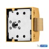 XFORT® Narrow Deadlocking Night Latch 40mm, Complete with Rim Cylinder
