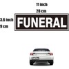 Funeral Car Magnets - Automotive Magnet for Procession | Funeral