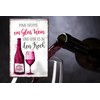 schilderkreis24 Funny Saying "Man nehme EIN Glas Wein Koch" Decorative