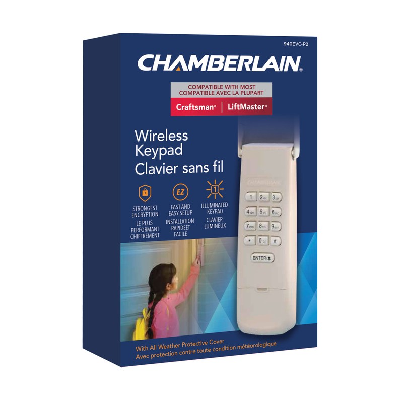 Chamberlain G940EVC-P2 Lift Master Garage Door Opener Keypad