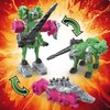 Power Rangers Dino Fury Pink Ankylo Hammer and Green Tiger