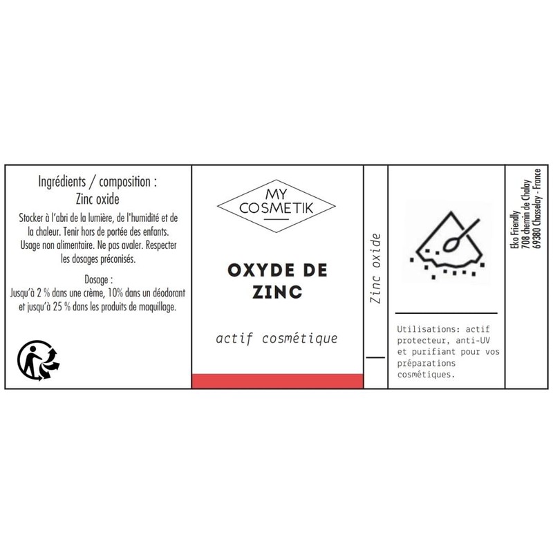 Zinc Oxide - MY COSMETIK - 50 g
