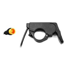 Nudiuhis Ebike Throttle Quick Disassembly Thumb Gas Left / Right 109R Hand Finger Gas for 12V-72V Electric Bicycle B