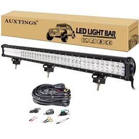 AUXTINGS 36 inch 234W Spot Flood LED Light Bar Work Lights with Wiring Harness Kit for Truck Jeep Off-road Vehicles 4x4 ATV UTE Boat