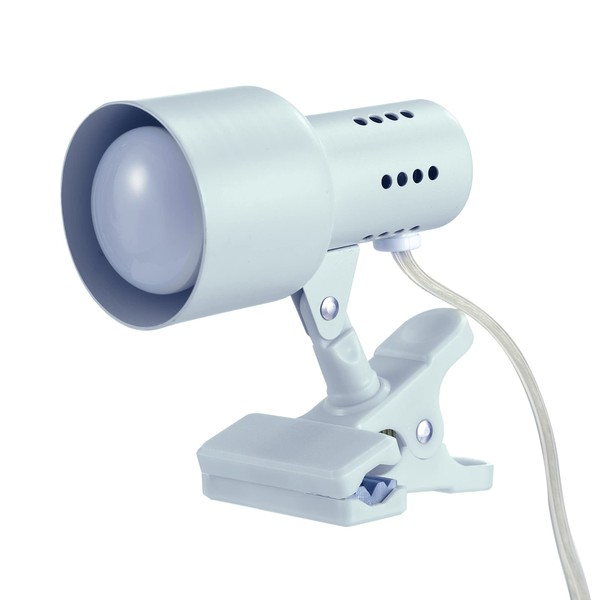 Globe Electric 30294 5.5" Clip-Arm Desk Lamp, Matte Light Blue,