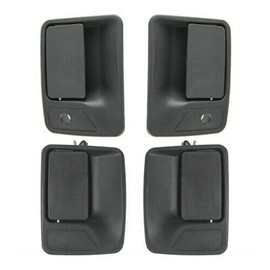 Parts N Go 1999-2009 Super Duty F-250 F-350 F-450 F-550 Door Handle Set Exterior Front & Rear Driver & Passenger Side Four Piece Complete Kit - FO1310123, 4C3Z2522405AAA