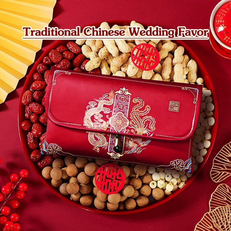 Fabric Red Envelopes for Chinese Wedding Tea Ceremony or Engagement