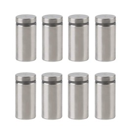 INCREWAY 8 Pcs Glass Standoff Screws, 25 x 50mm Stainless Steel Wall Mount Advertising Nails Wall Standoff Holder for Sign Displays