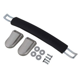 Diystyle Suitcase Handle, Travel Box Grip, Carry Box Repair, Suitcase Repair, Replacement Replacement, Screws, Black (B016)