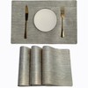 Table Placemats Heat Resistant Water Proof Wipe Clean PVC 30x45cm