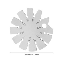 Cunyuer Bevel Gauges, Angle Finder,Sharpness Tester, Knife Sharpness Tester for Woodworking Knife Blade Measuring 15‑120 Degree