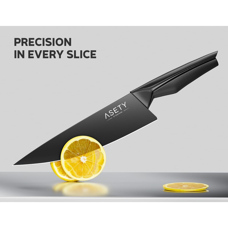 Kitchen Knife Sets with Block -15 PCS Knife Set with