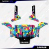 Factory EFX Inc CMYK Savage Camo Graphics kit fits Polaris