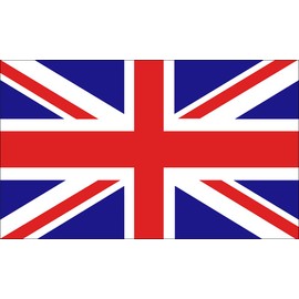 Large Union Jack Flag Sticker (UK Britain British UK London Big Vinyl Decal (7 x 11 inch)