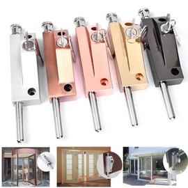 (Matte Silver) Stainless Steel Door Lock Bolt, Security Lock for Internal External Use Door Types, Including Screws and 2 Keys for Bedroom, Shed, Garden, Garage