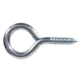 The Hillman Group 851729 .135 x 1-1/4-Inch Zinc-Plated Medium Eye Screw Eye
