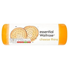 Cheese Thins Essential Waitrose 150g (Pack of 2)