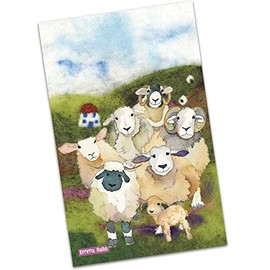Emma Ball Tea Towel - Felted Sheep