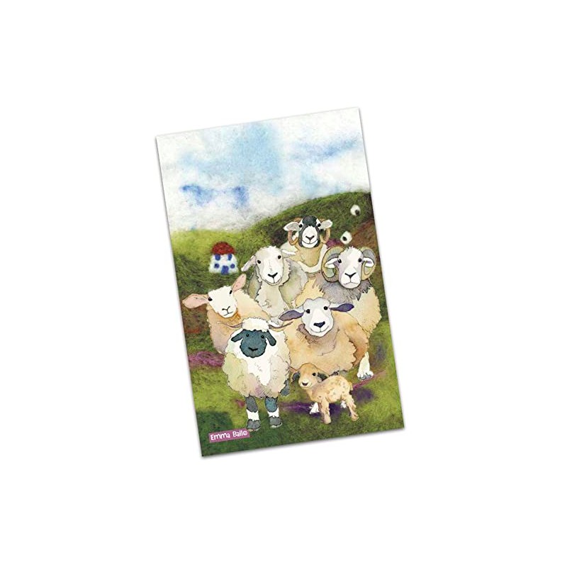 Emma Ball Tea Towel - Felted Sheep