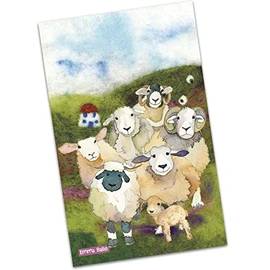 Emma Ball Tea Towel - Felted Sheep