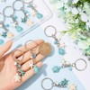 CRASPIRE 20Pcs/Box Lucky Sea Turtle Keychain Ocean Key Chain Bulk