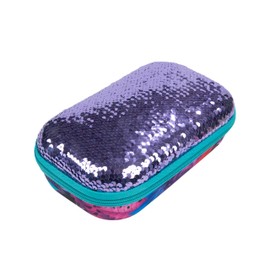 ZIPIT Estuche Lentejuela para lápices para niñas | Estuche de gran capacidad | Estuche escolar para niñas y niños (Púrpura)